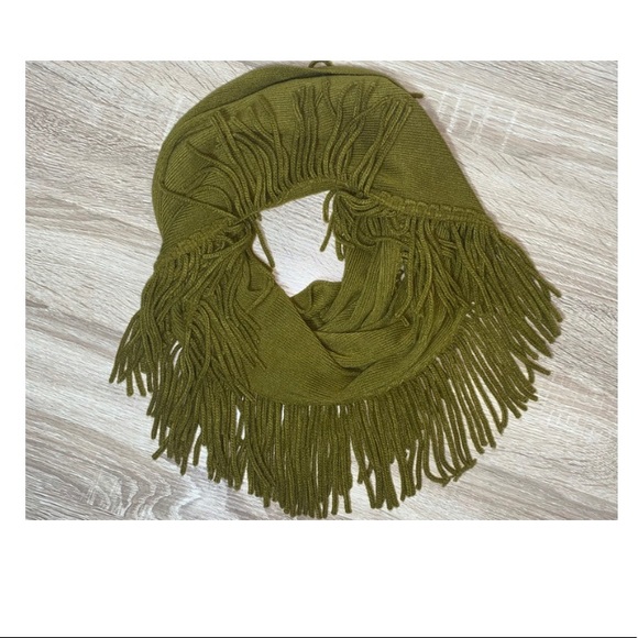Infinite Olive Green Scarf - Picture 1 of 4